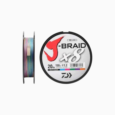 A pesca col mosca Daiwa trecciato J-Braid X8 - 150MT