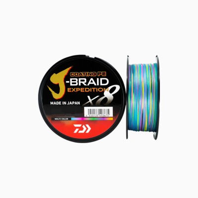 Daiwa Trecciato J-Braid Expedition X8 Multicolor - 500 MT