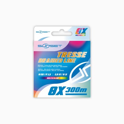 Sunset Tresse Braided Line 8X RS Competition Multicolor