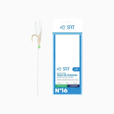 Sert Sabiki Bas de Ligne Peau De Poisson