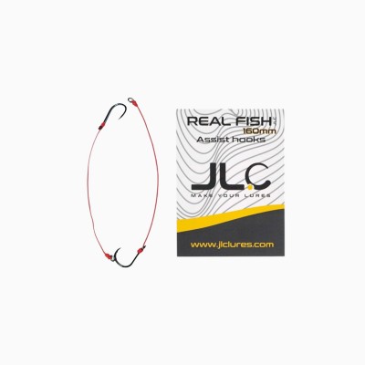 A pesca col mosca JLC Assist Hooks Real Fish 160MM