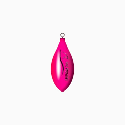 Piombo M2 Fishing XR Plastificato con girella Fuxia Fosfo