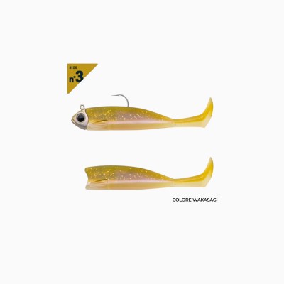 Combo Light Master Shad Fiiish Black Minnow 75 N3 - 3GR